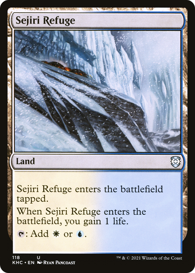 Sejiri Refuge (KHC-118) [Kaldheim Commander]