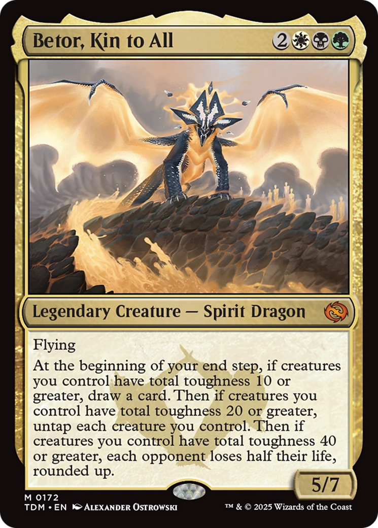 Betor, Kin to All (TDM-172) [Tarkir: Dragonstorm]