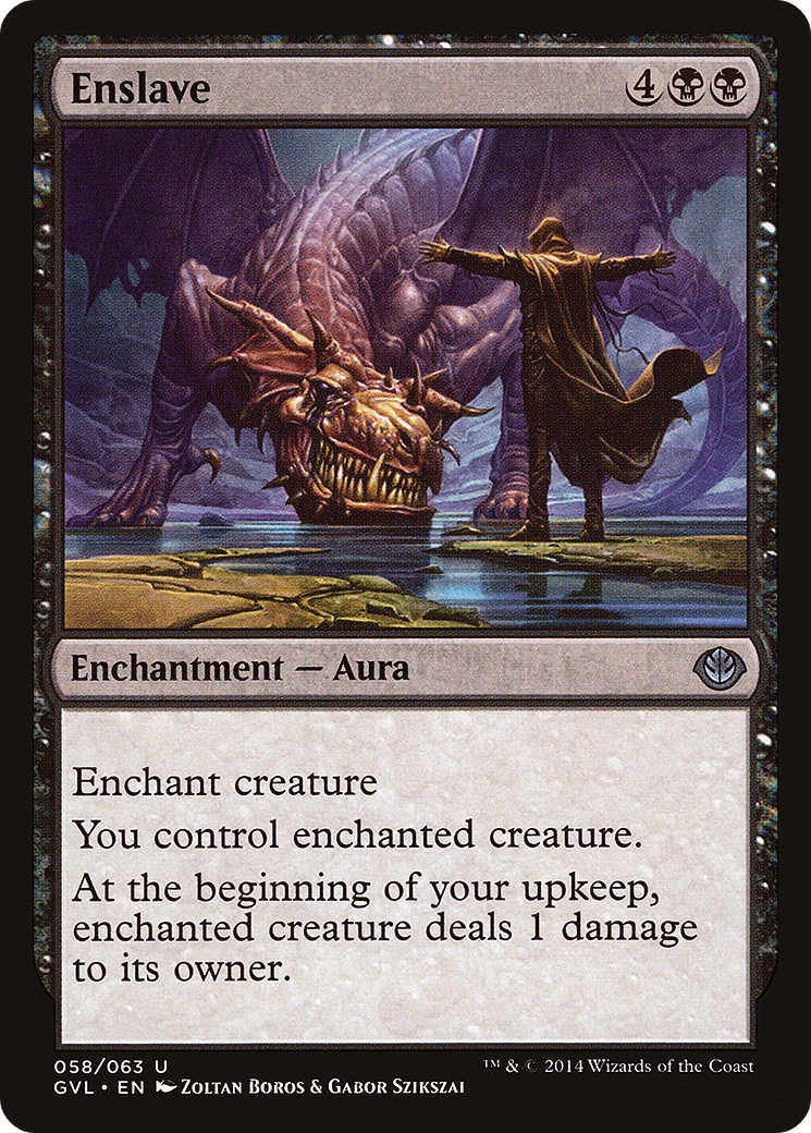 Enslave (DD3-058) [Duel Decks Anthology: Garruk vs. Liliana]
