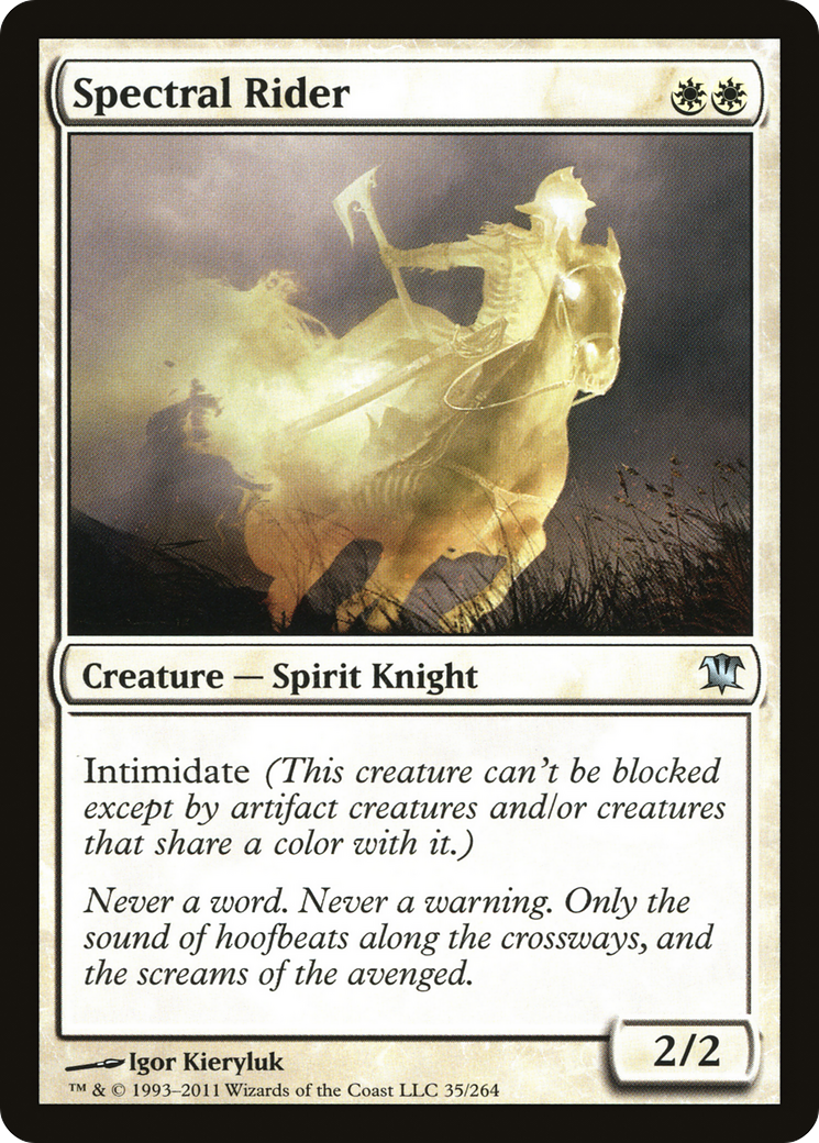 Spectral Rider (ISD-035) [Innistrad] Foil