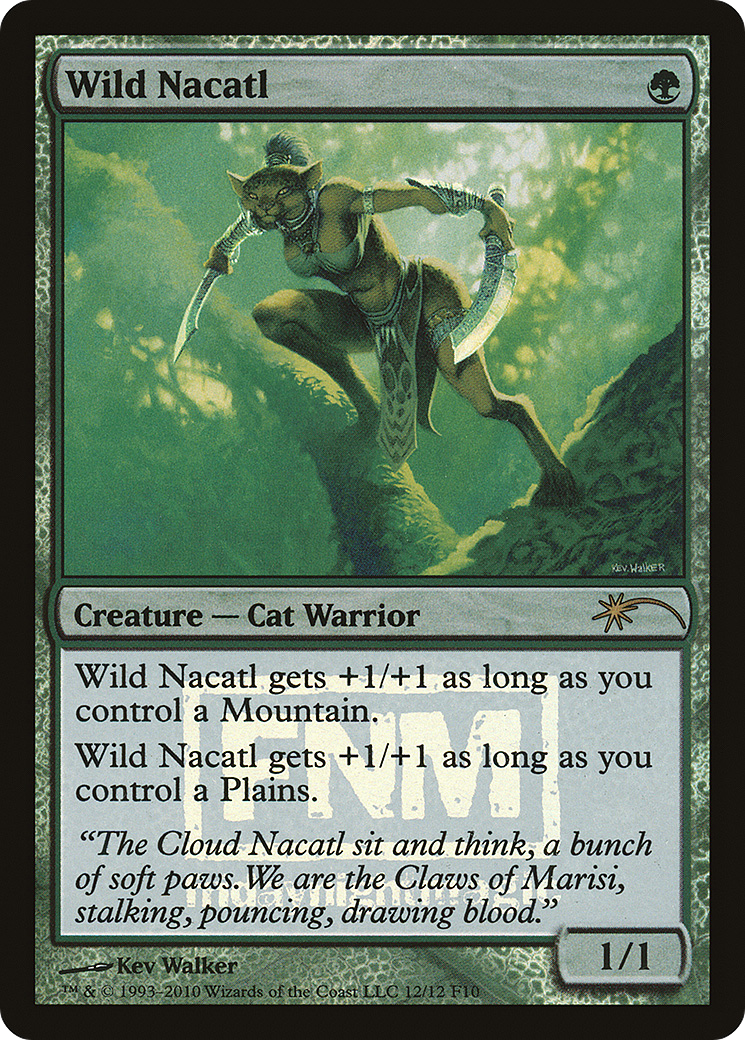 Wild Nacatl (FNM-012) [Friday Night Magic 2010] Foil