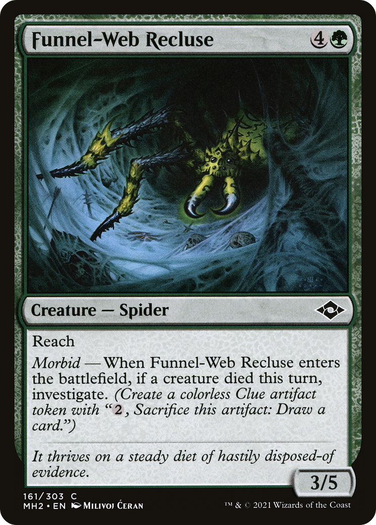 Funnel-Web Recluse (MH2-161) [Modern Horizons 2] Foil