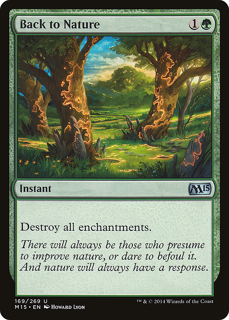 Back to Nature (M15-169) [Magic 2015]