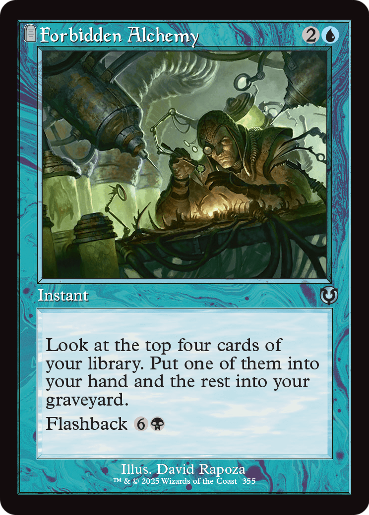 Forbidden Alchemy (Retro Frame) (INR-355) [Innistrad Remastered] Foil