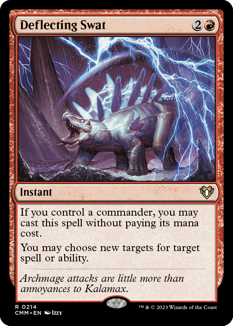 Deflecting Swat (CMM-214) [Commander Masters] Foil