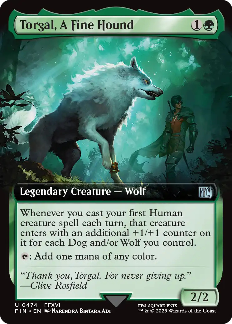 Torgal, A Fine Hound (Extended Art) (FIN-474) [FINAL FANTASY]