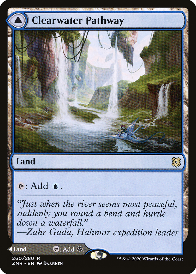 Clearwater Pathway (ZNR-260) [Zendikar Rising]