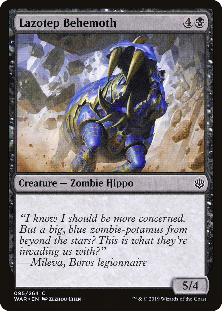 Lazotep Behemoth (WAR-095) [War of the Spark]