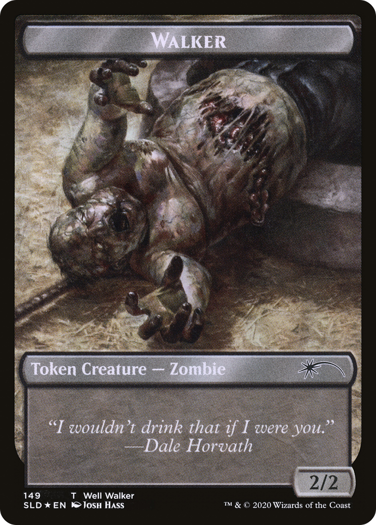 Walker (Well Walker // Blade Walker) Token (SLD-149) [Secret Lair Drop] Foil