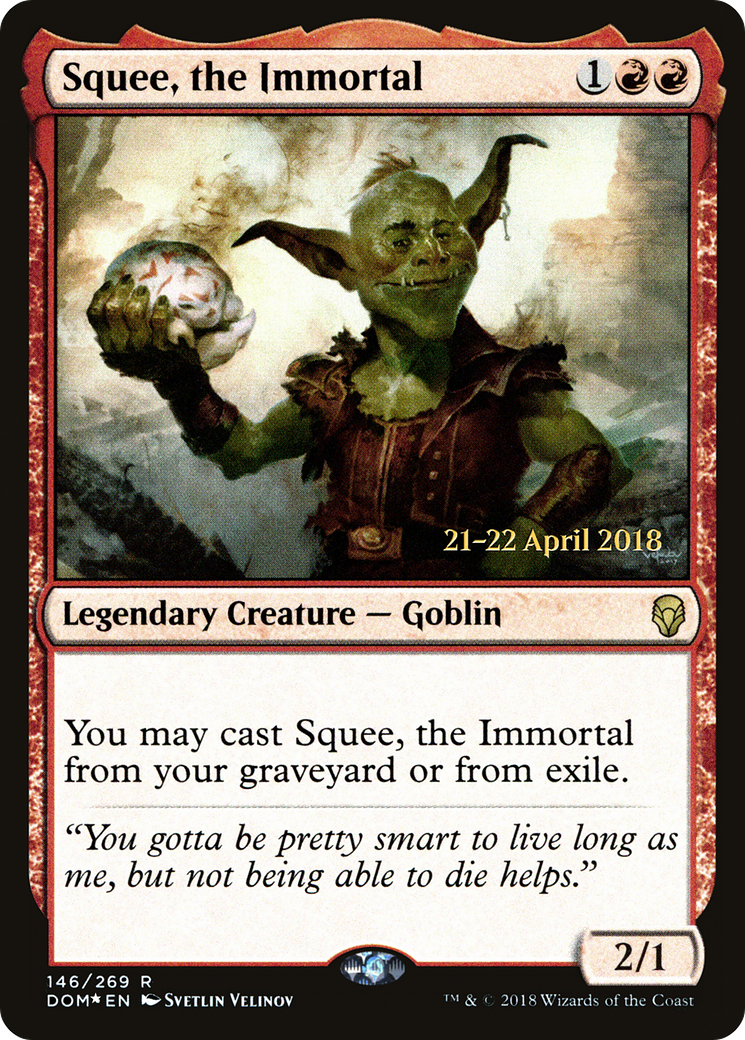 Squee, the Immortal (PRE-146S) [Dominaria Promos] Foil