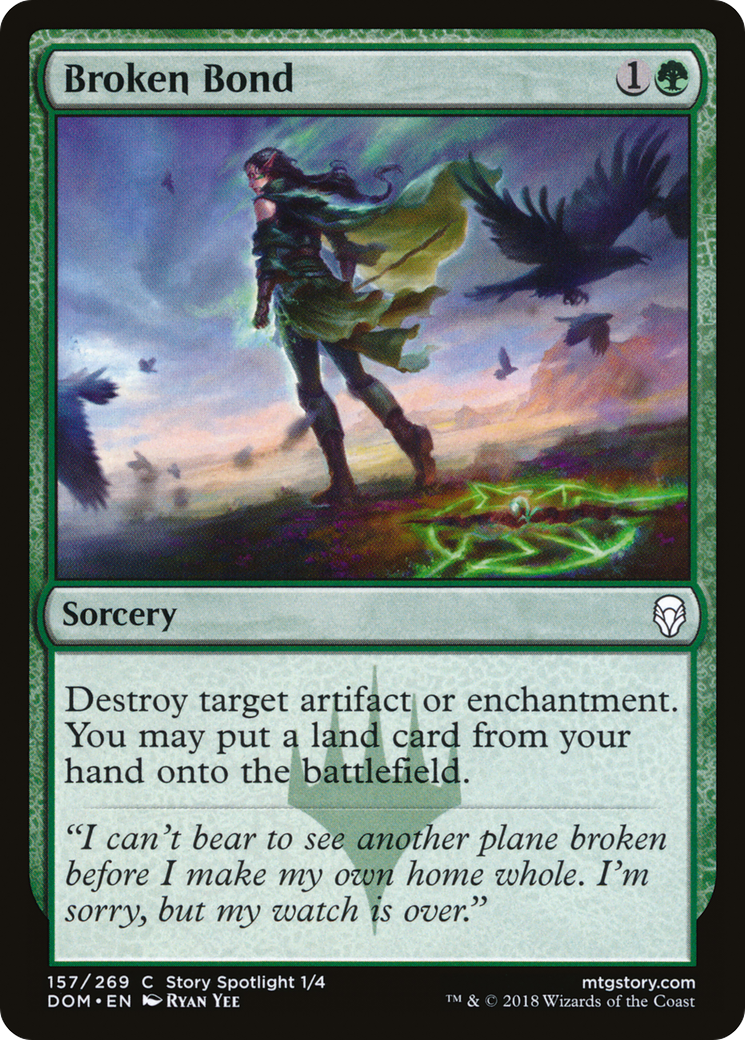 Broken Bond (DOM-157) [Dominaria] Foil