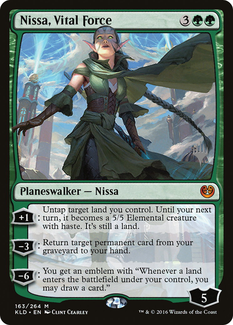 Nissa, Vital Force (PPZNR-163) [Promo Pack: Kaladesh Promos]
