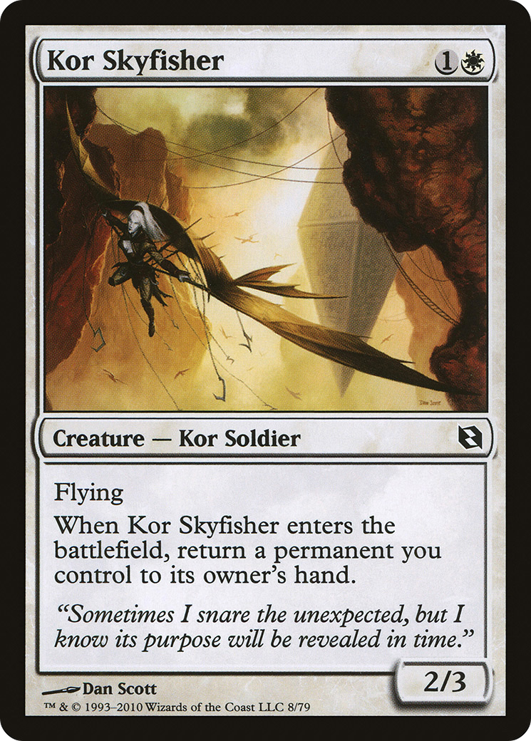 Kor Skyfisher (DDF-008) [Duel Decks: Elspeth vs. Tezzeret]