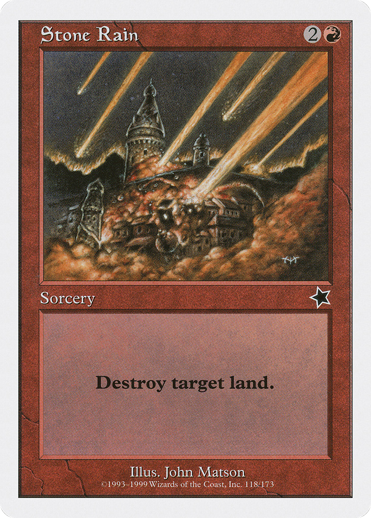 Stone Rain (S99-118) [Starter 1999]