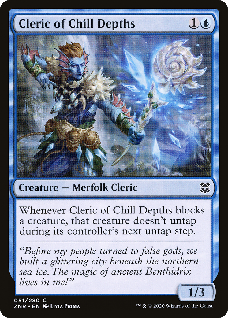 Cleric of Chill Depths (ZNR-051) [Zendikar Rising]