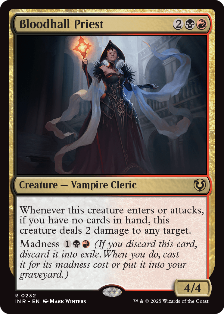 Bloodhall Priest (INR-232) [Innistrad Remastered] Foil