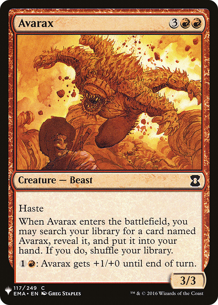 Avarax (LIST-EMA-117) [The List]