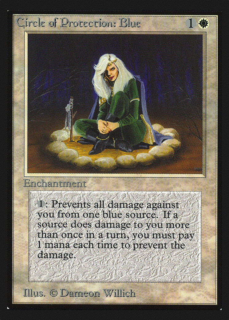 Circle of Protection: Blue (IE) [Intl. Collectors' Edition]