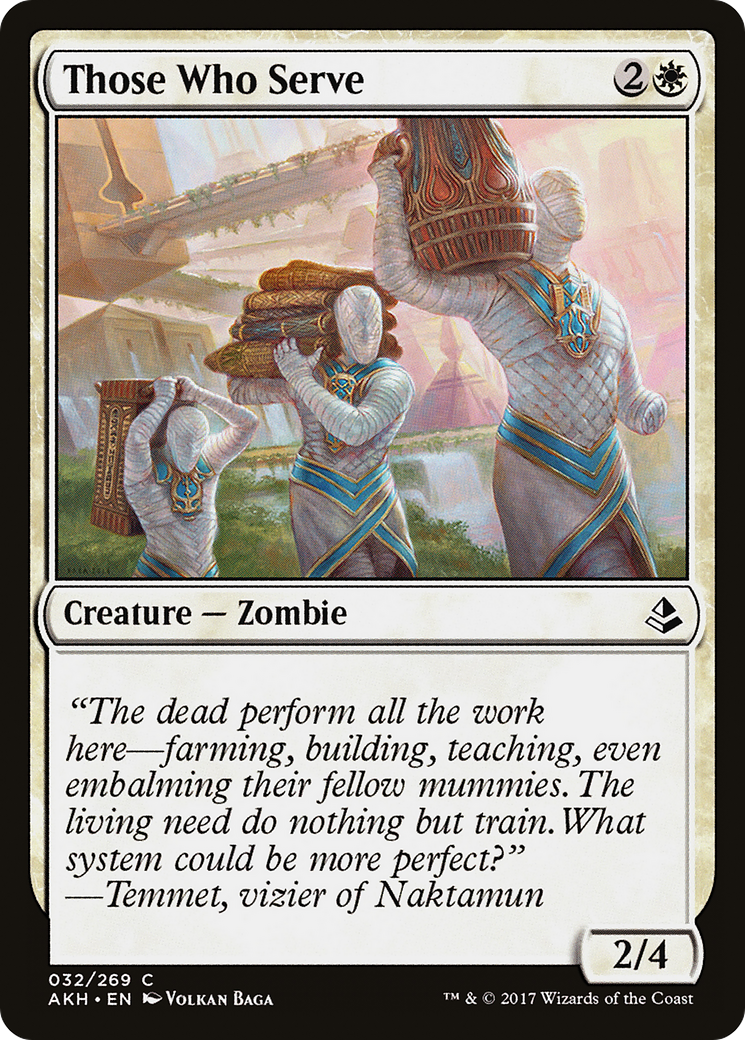 Those Who Serve (AKH-032) [Amonkhet] Foil