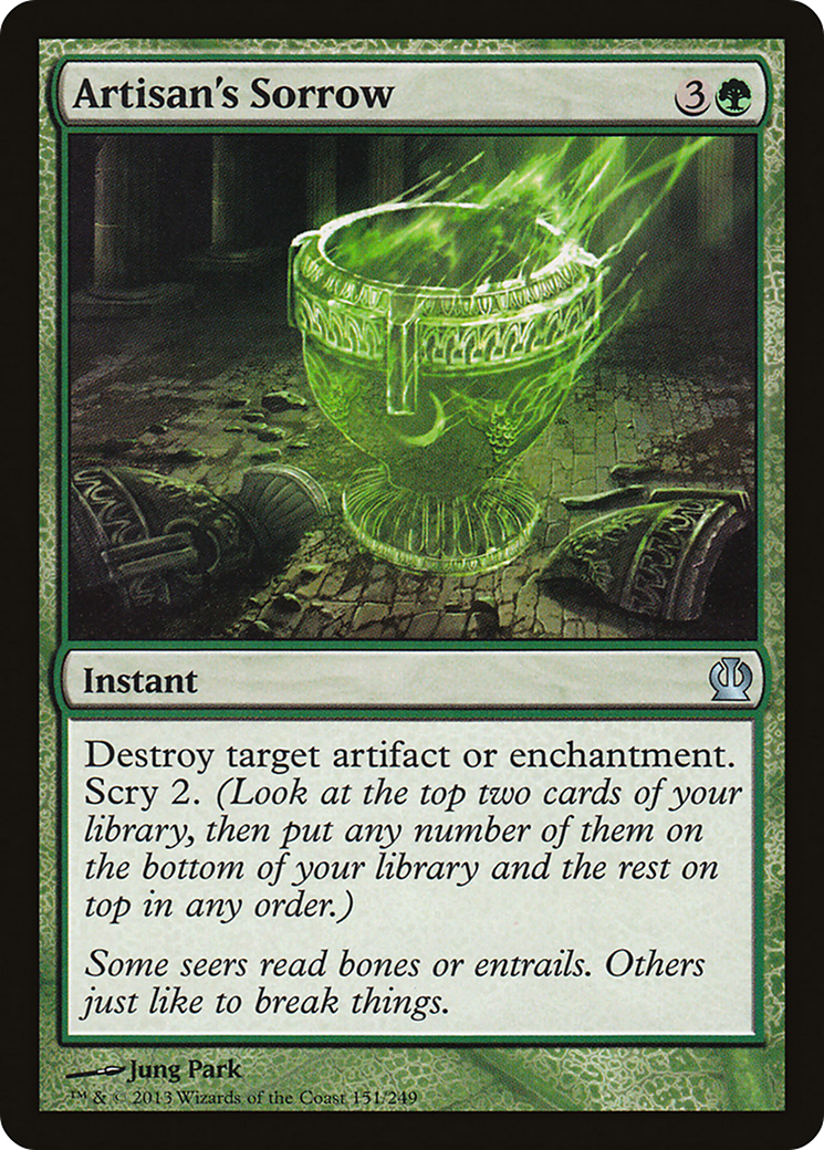 Artisan's Sorrow (THS-151) [Theros] Foil