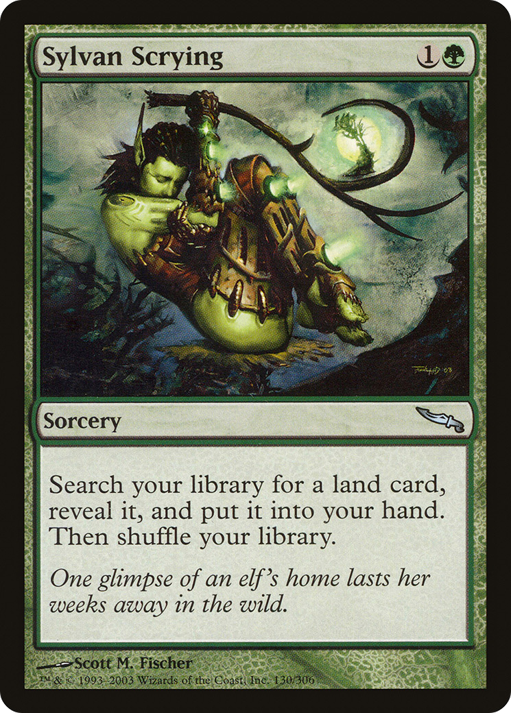 Sylvan Scrying (MRD-130) [Mirrodin]