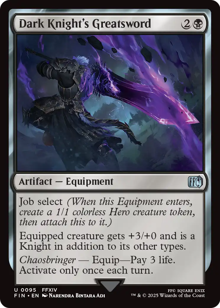 Dark Knight's Greatsword (FIN-095) [FINAL FANTASY]