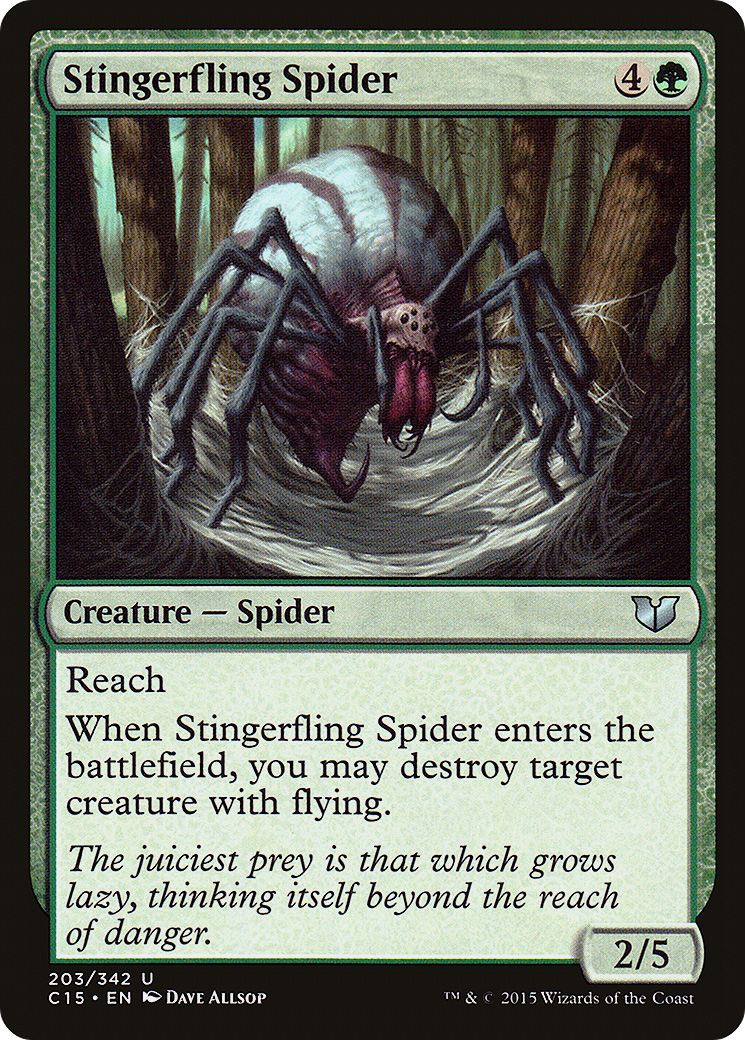 Stingerfling Spider (C15-203) [Commander 2015]