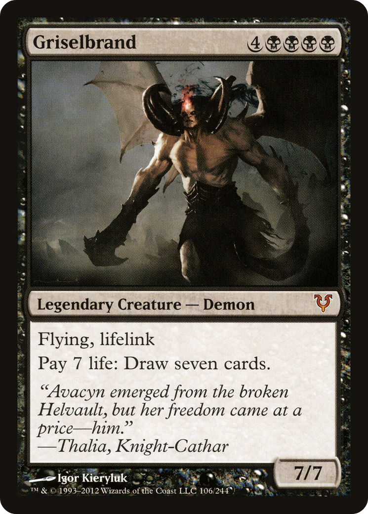 Griselbrand (AVR-106) [Avacyn Restored] Foil