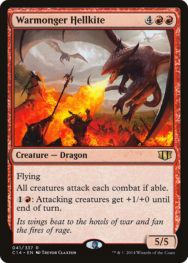 Warmonger Hellkite (C14-041) [Commander 2014]