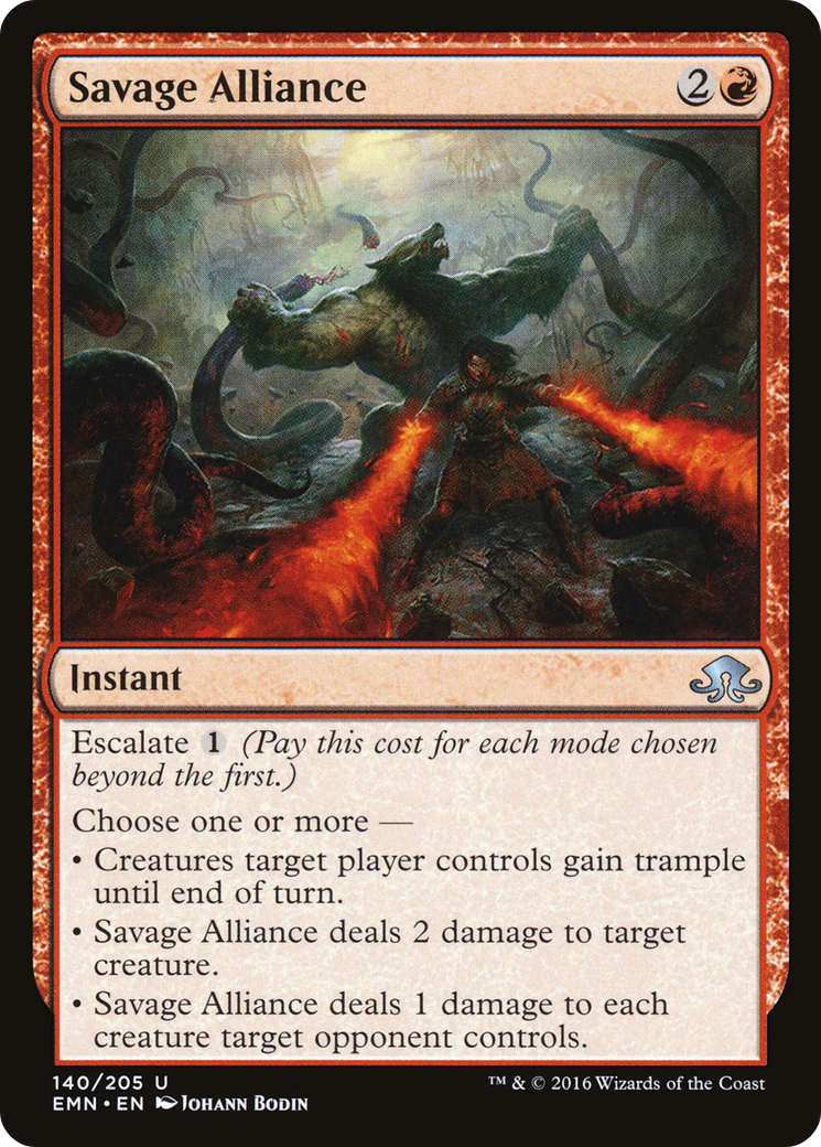 Savage Alliance (EMN-140) [Eldritch Moon]