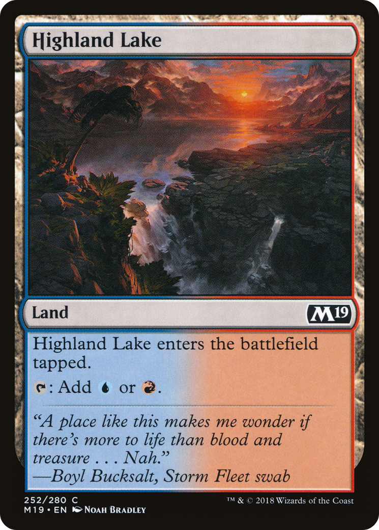 Highland Lake (M19-252) [Core Set 2019] Foil