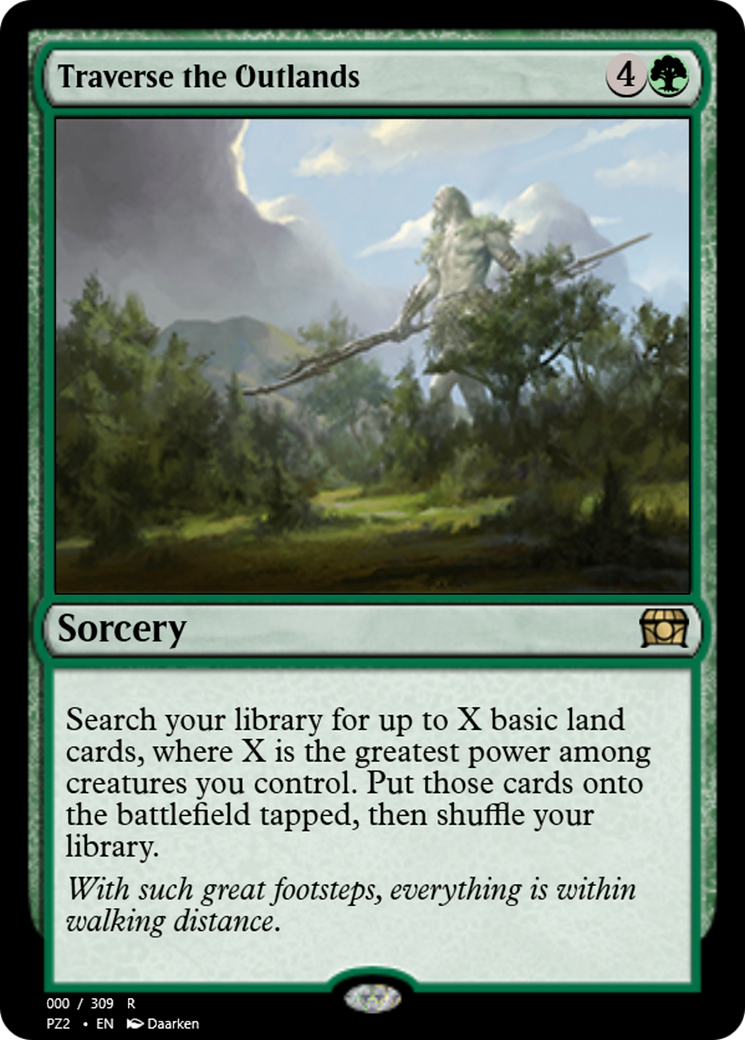 Traverse the Outlands (PZ2-65671) [Treasure Chest]
