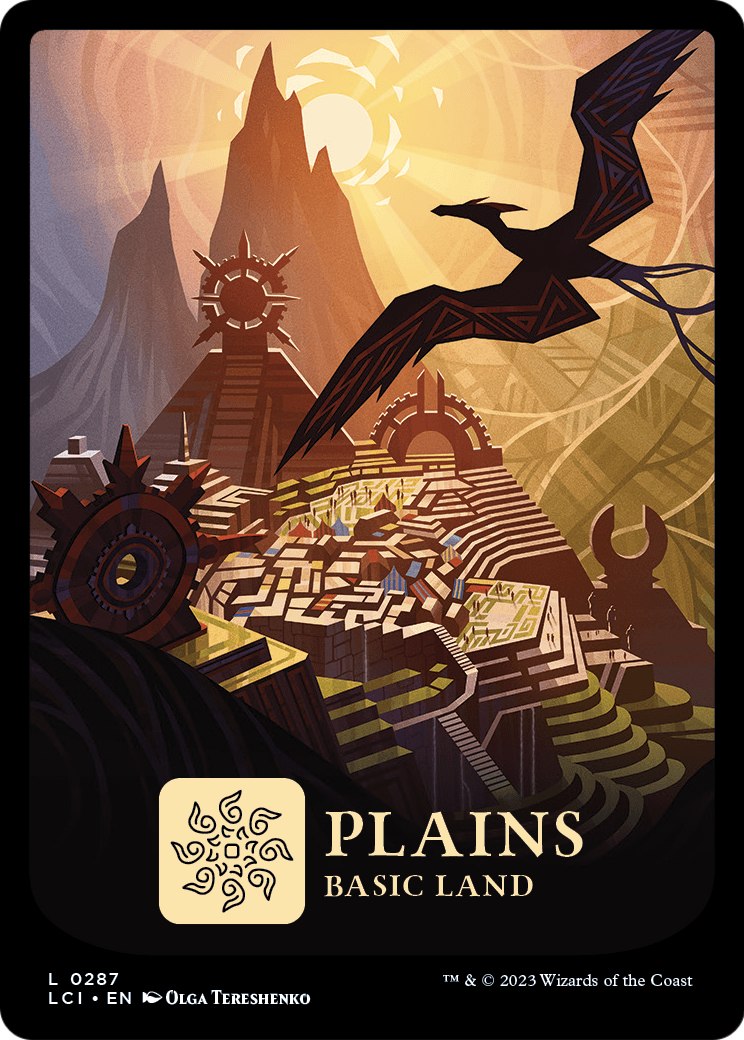 Plains (LCI-287) [The Lost Caverns of Ixalan] Foil