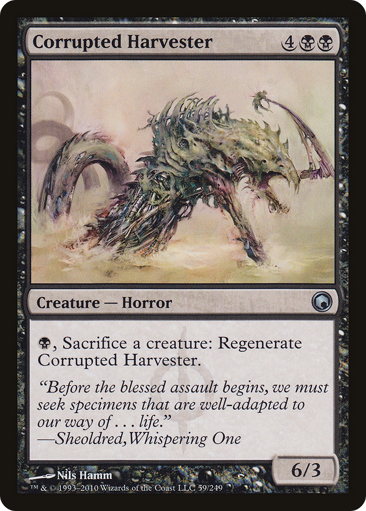 Corrupted Harvester (SOM-059) [Scars of Mirrodin]