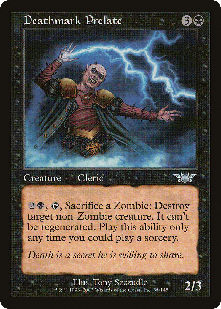 Deathmark Prelate (LGN-065) [Legions]