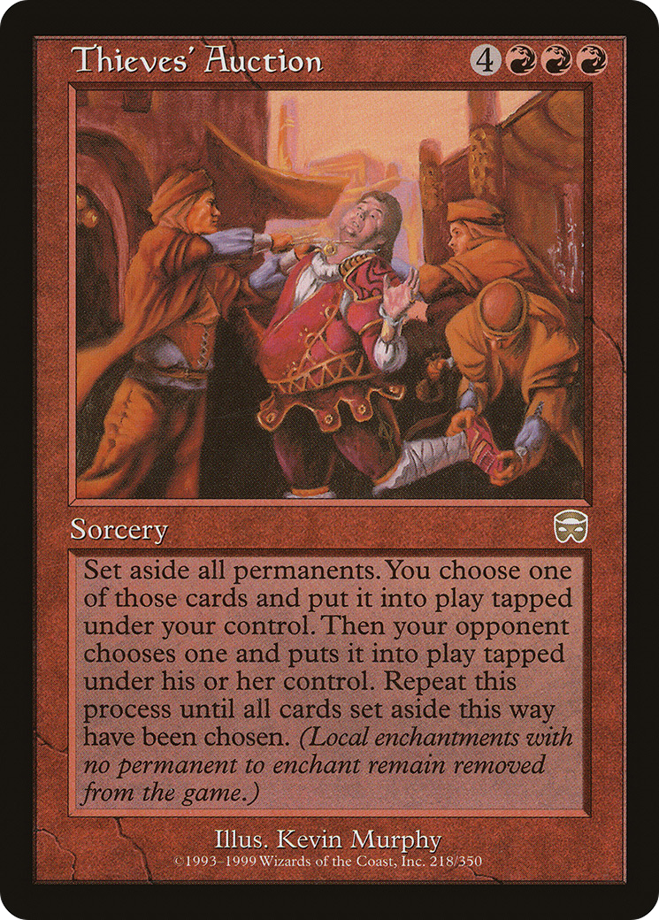 Thieves' Auction (MMQ-218) [Mercadian Masques]