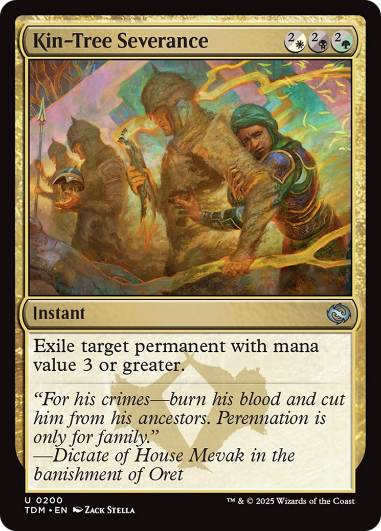 Kin-Tree Severance (TDM-200) [Tarkir: Dragonstorm]