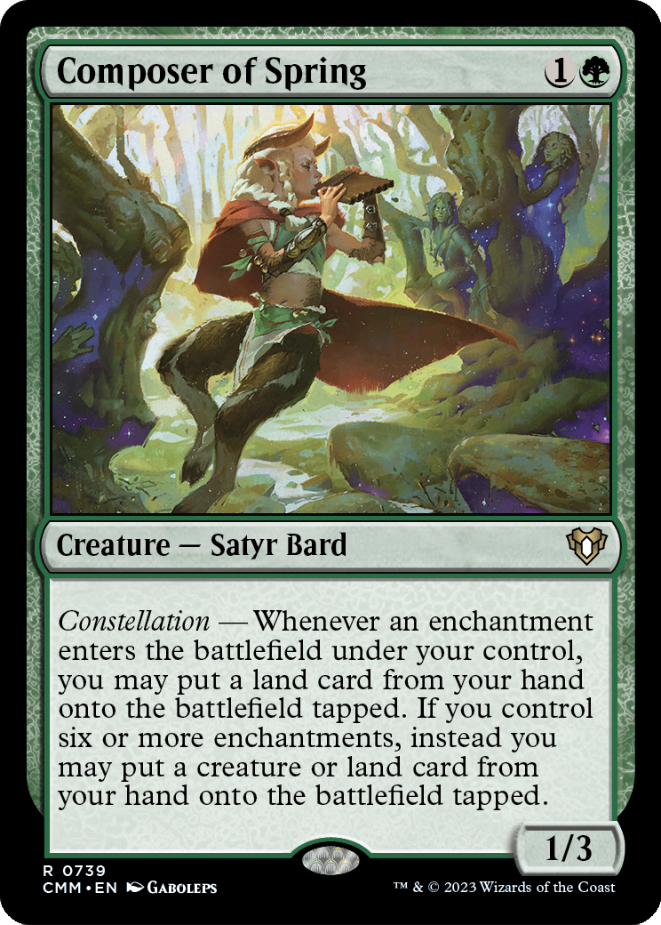 Composer of Spring (CMM-739) [Commander Masters]