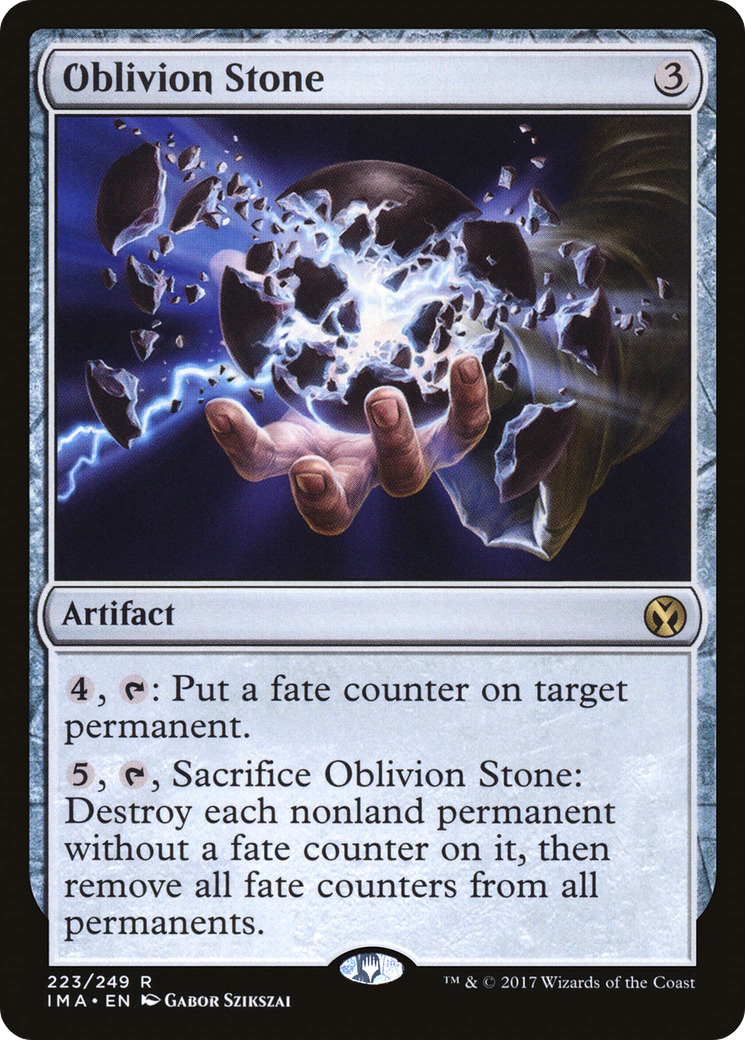 Oblivion Stone (IMA-223) [Iconic Masters] Foil