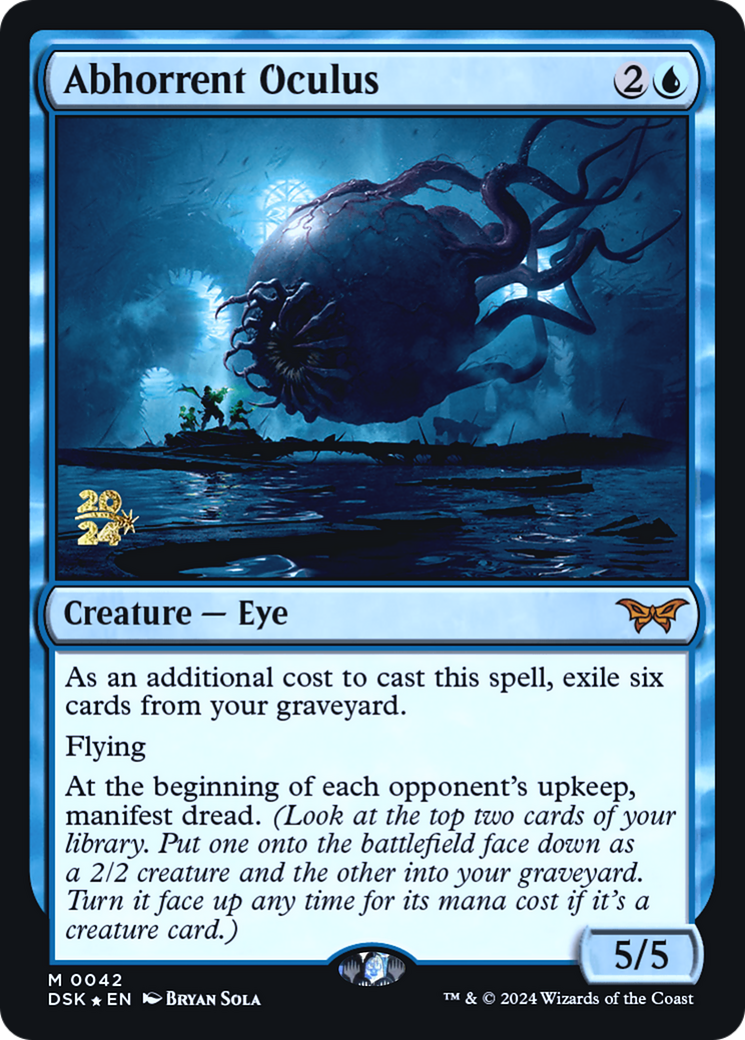 Abhorrent Oculus (PRE-042) [Duskmourn: House of Horror Promos] Foil