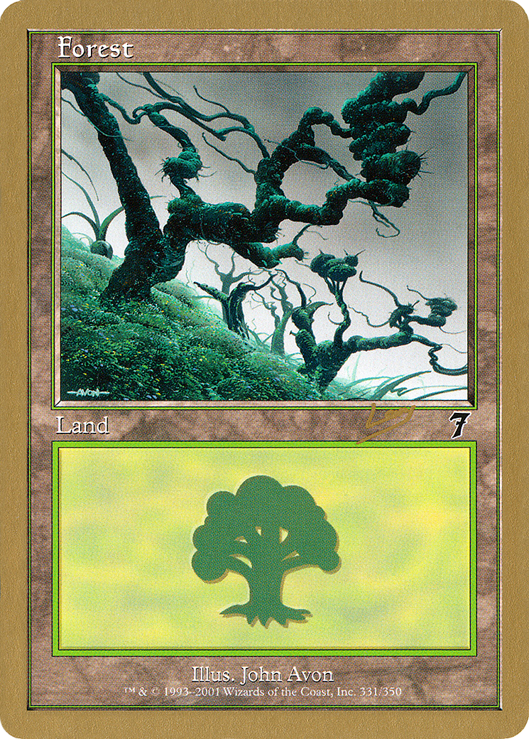 Forest (331) - 2002 Raphael Levy (7ED) (WCD-RL331) [World Championship Decks 2002]