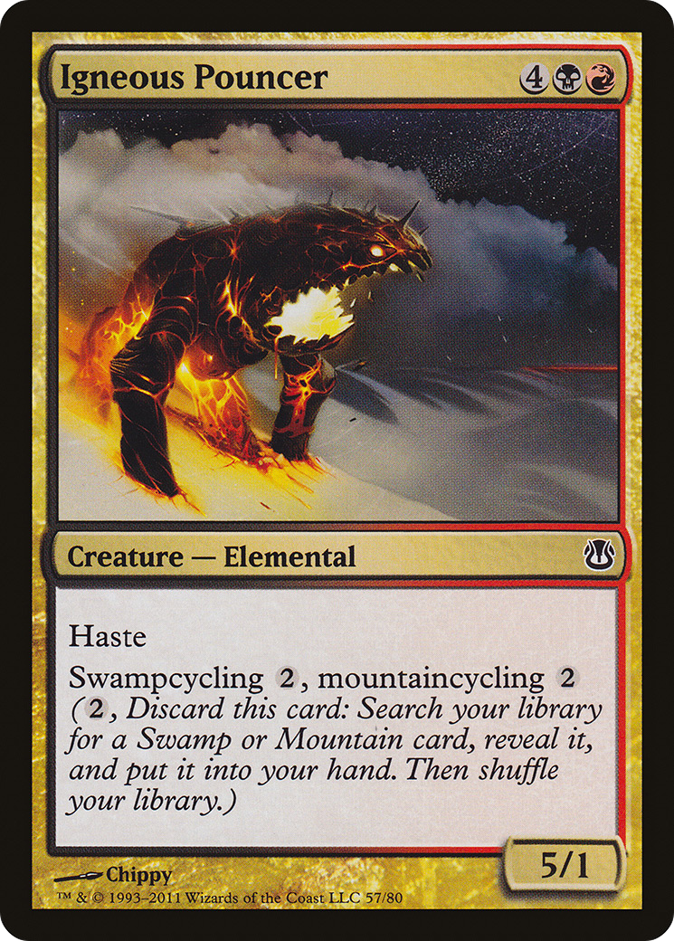 Igneous Pouncer (DDH-057) [Duel Decks: Ajani vs. Nicol Bolas]