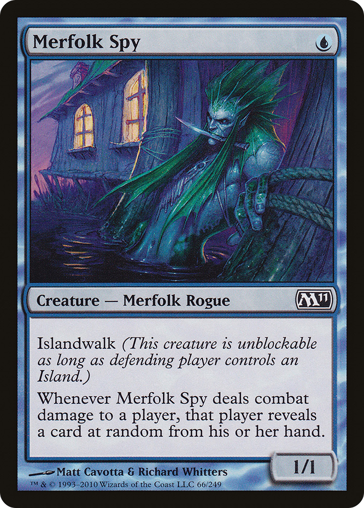 Merfolk Spy (M11-066) [Magic 2011] Foil