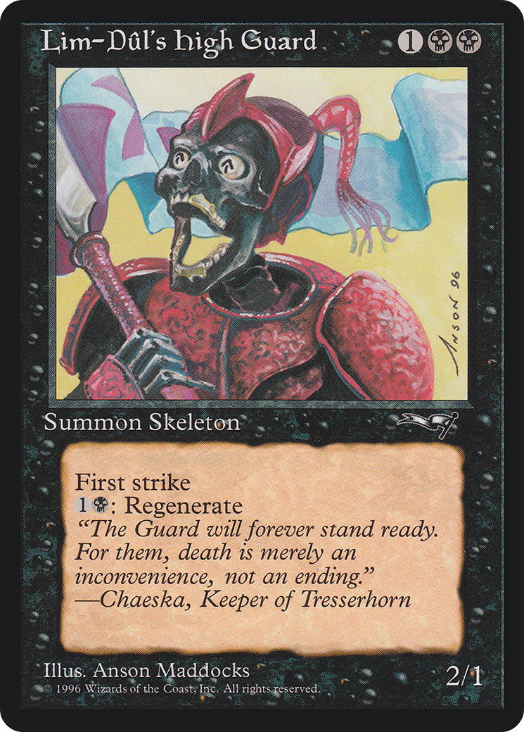 Lim-Dul's High Guard (Red Armor) (ALL-018) [Alliances]