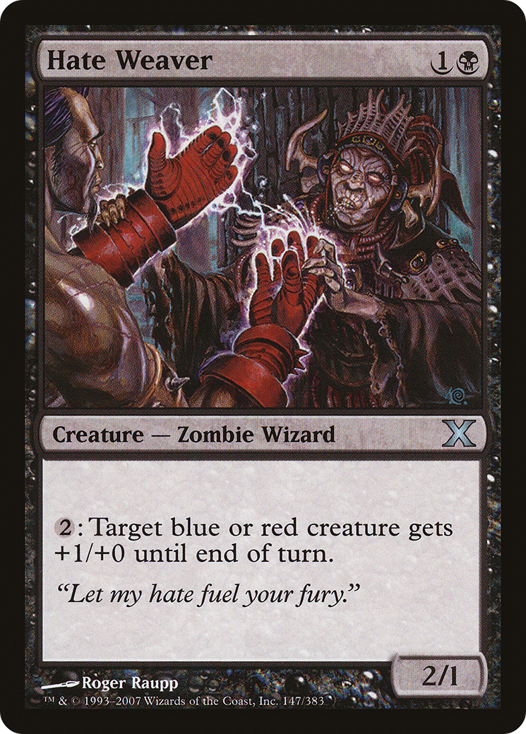 Hate Weaver (10E-147) [Tenth Edition] Foil