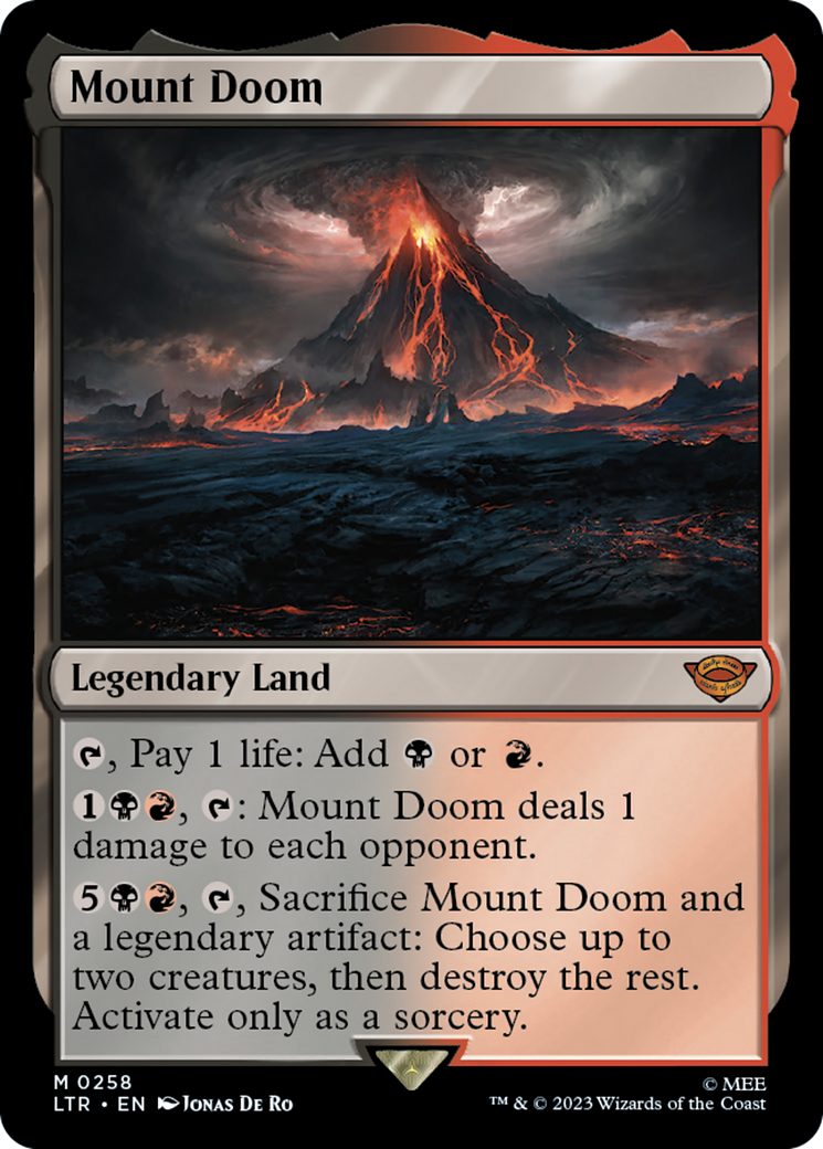 Mount Doom (LTR-258) [The Lord of the Rings: Tales of Middle-earth] Foil