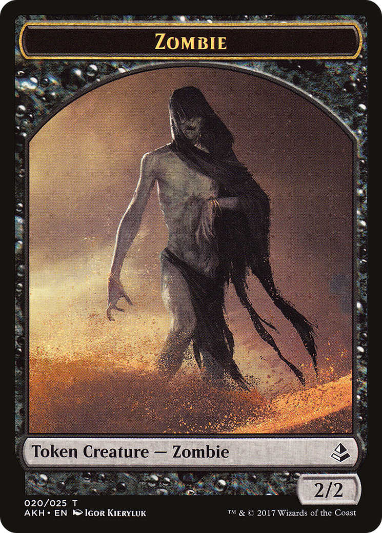 Zombie Token (AKH-020) [Amonkhet Tokens]