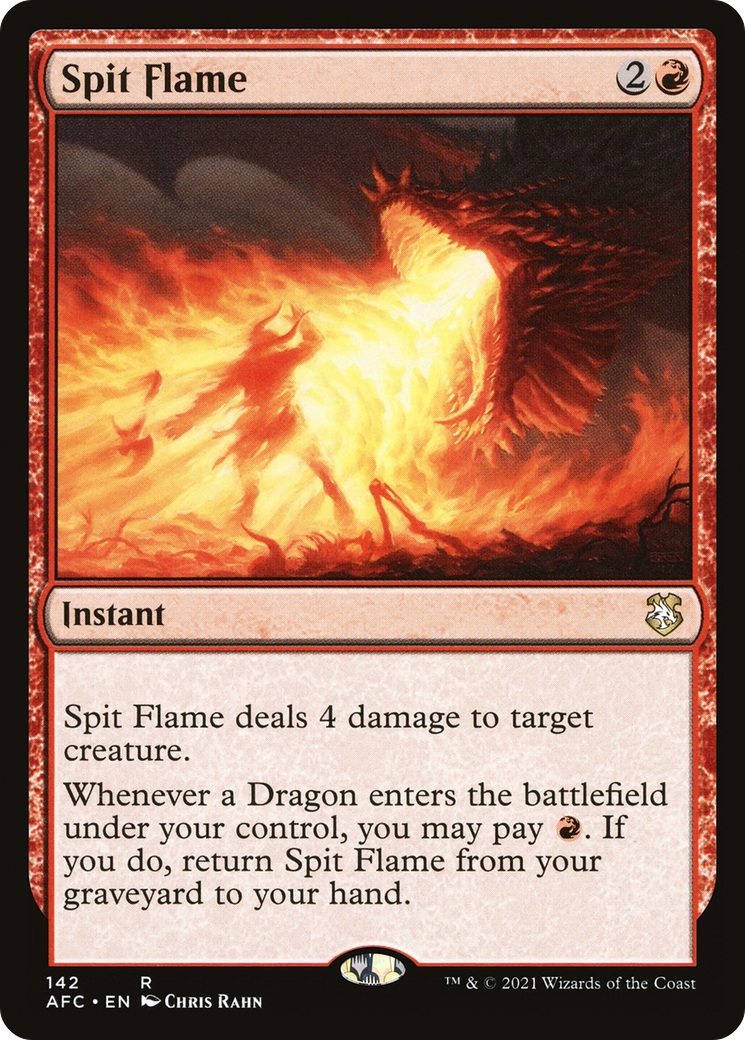 Spit Flame (AFC-142) [Forgotten Realms Commander]