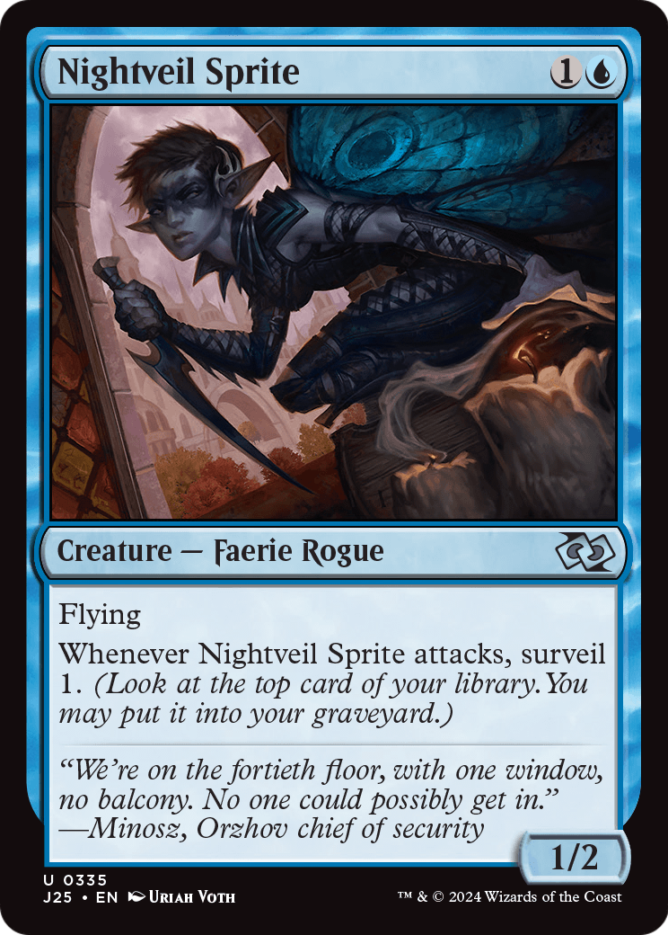 Nightveil Sprite (J25-335) [Foundations Jumpstart]
