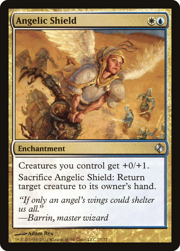 Angelic Shield (DDI-027) [Duel Decks: Venser vs. Koth]